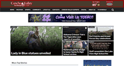 Desktop Screenshot of conchovalleyhomepage.com